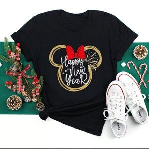 Disney Happy New Year Minnie Matching Trip T-Shirt 73